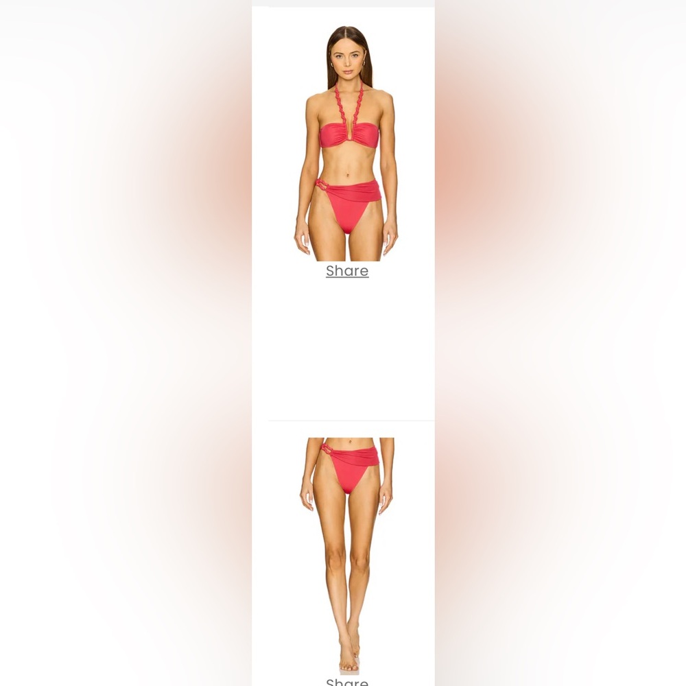 Vix swimwear Holly Hot Pants Brazilian Bikini Bottom and top